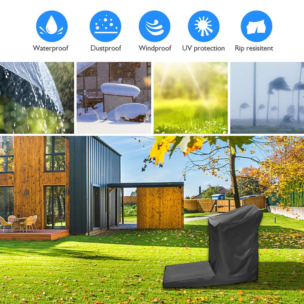 GRAFT Copertura Gazebo 3x3m Trasparente - Tenda Impermeabile Per Giardino Contro Pioggia - Foto 7