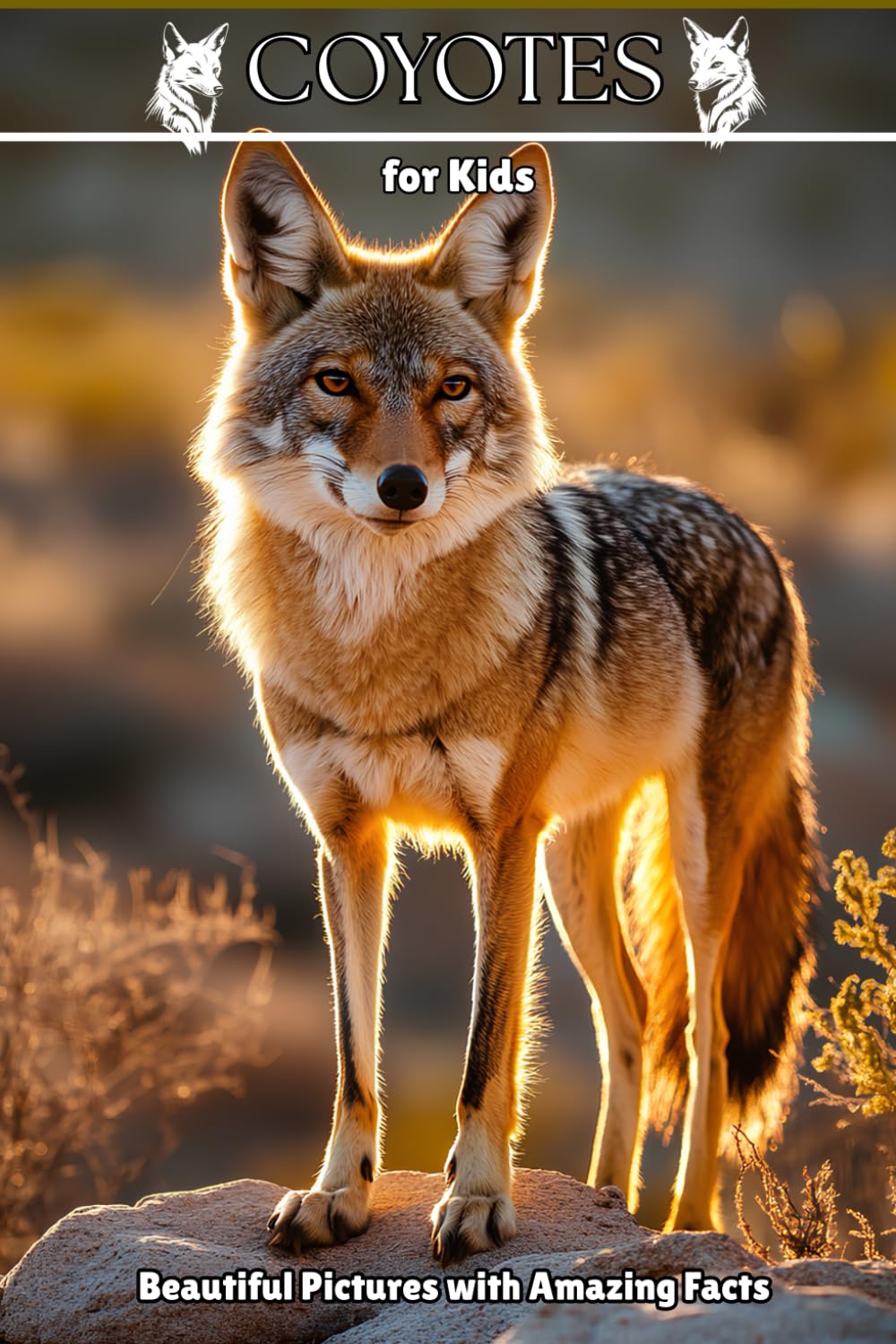 Coyotes for Kids: Beautiful Pictures with Amazing Facts