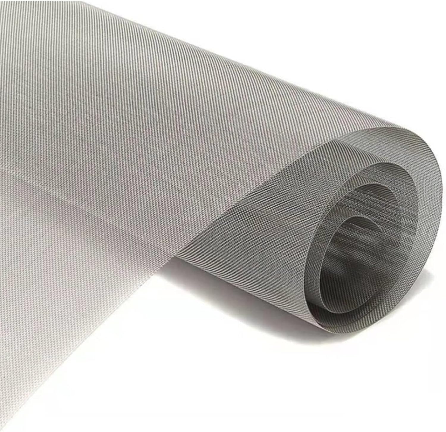 Stainless Steel Wire Cloth Mesh Sheet 24 Mesh, Metal Screen Replacement Panel, Window Door Vent Guard, Easy Trim DIY Mesh