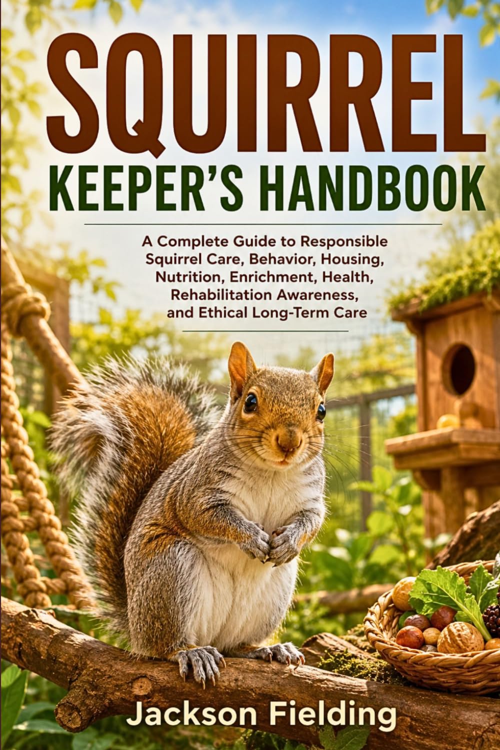Squirrel Keeper's Handbook: A Complete Guide to Responsible Squirrel Care, Behavior, Housing, Nutrition, Enrichment, Health, Rehabilitation Awareness, and Ethical Long-Term Care