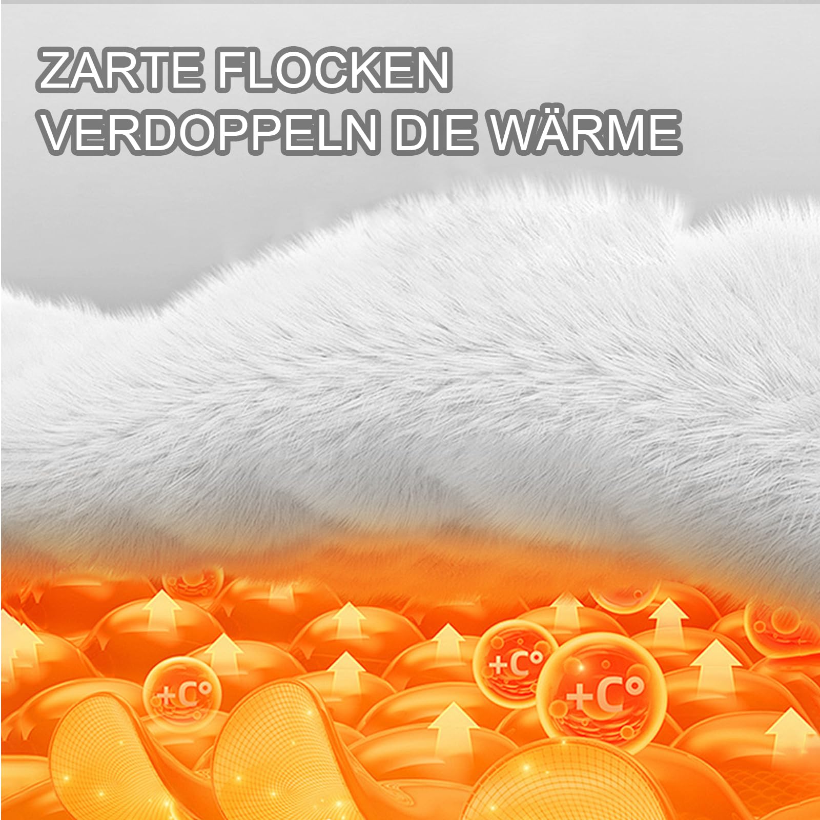 Wärmflasche Elektrisch,Tragbare Elektrische Wärmflasche Mit Weichem Bezug,Elektrische Wärmflasche Wohltuende Wärme an Rücken,Bauch, Nacken (Grau)
