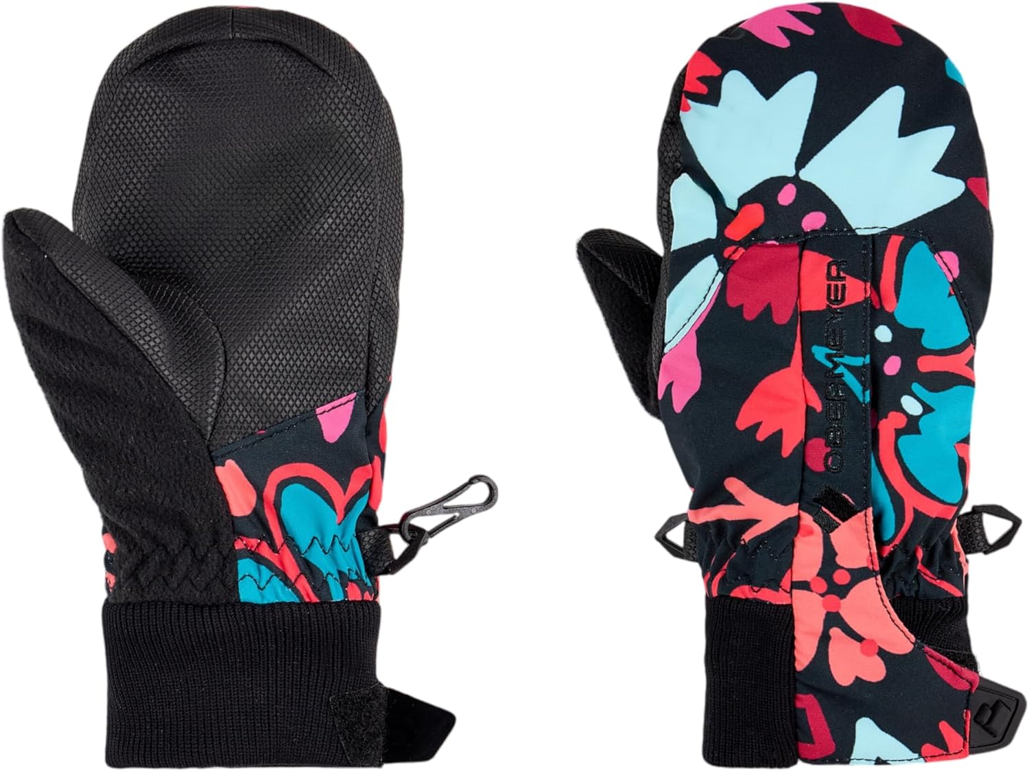 Obermeyer Kids Thumbs Up Print Mitten, Easy On/Off, Waterproof and Insulated Warmth for Snow and Ski