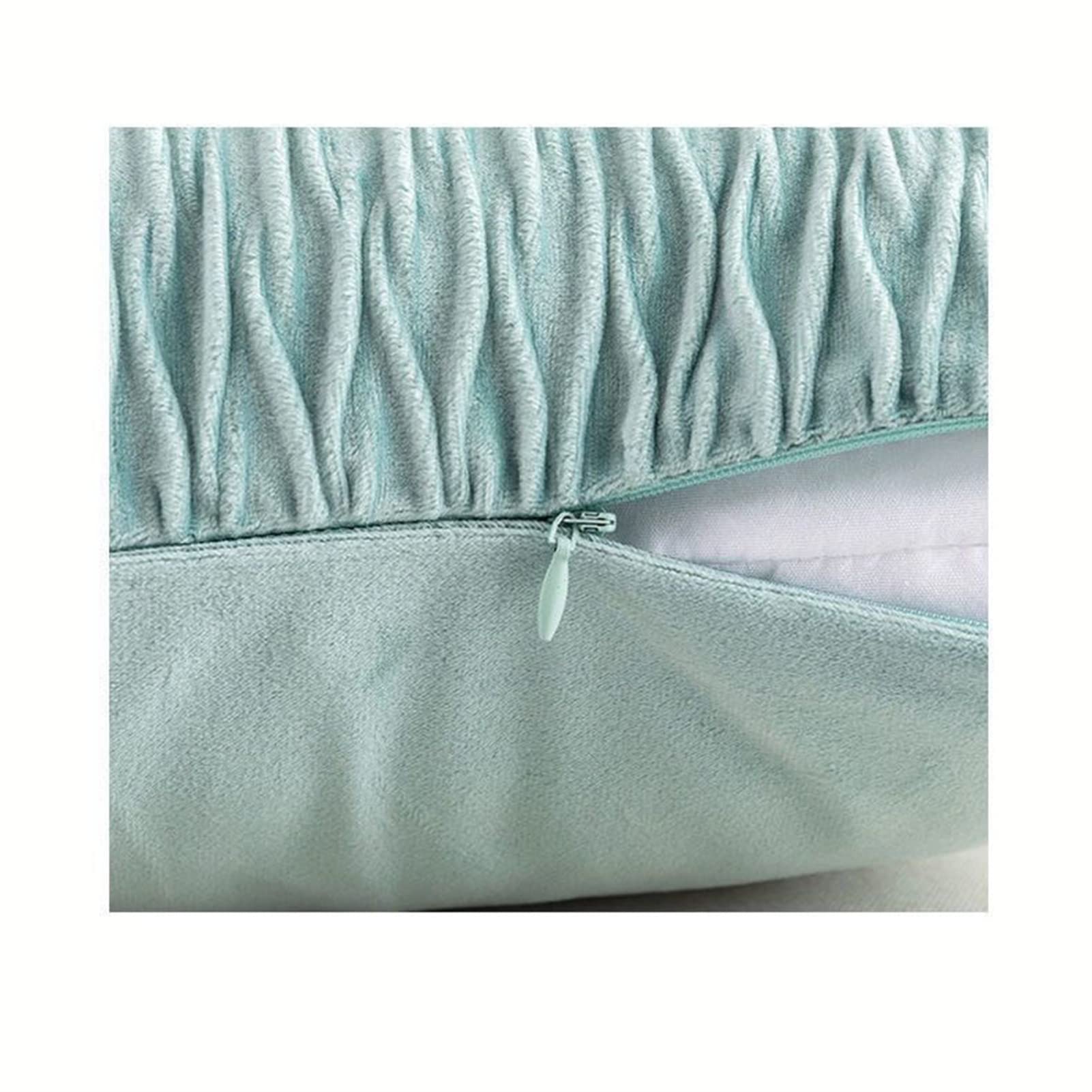 Juego de 4 Cojines Fundas, Fundas de Cojines Terciopelo Funda de Almohada del Sofá Throw Cojín Decoración Fundas de Color sólido para Sala de Estar sofás (# - 9,45x45cm)