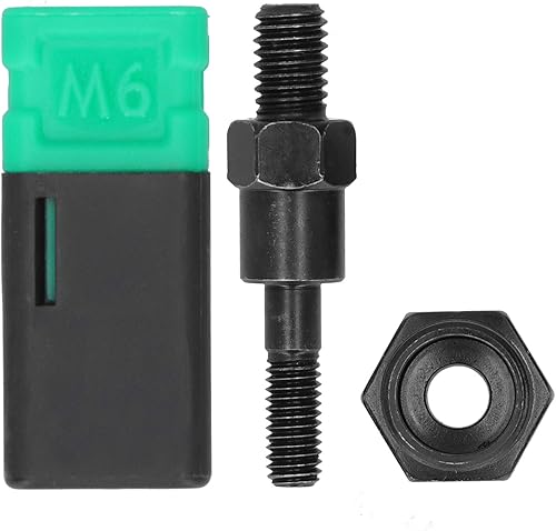 Herramienta de remache M6, puntas de remache, cabeza manual de tuerca, puntas de cabeza de remache de acero aleado, mandril de repuesto,