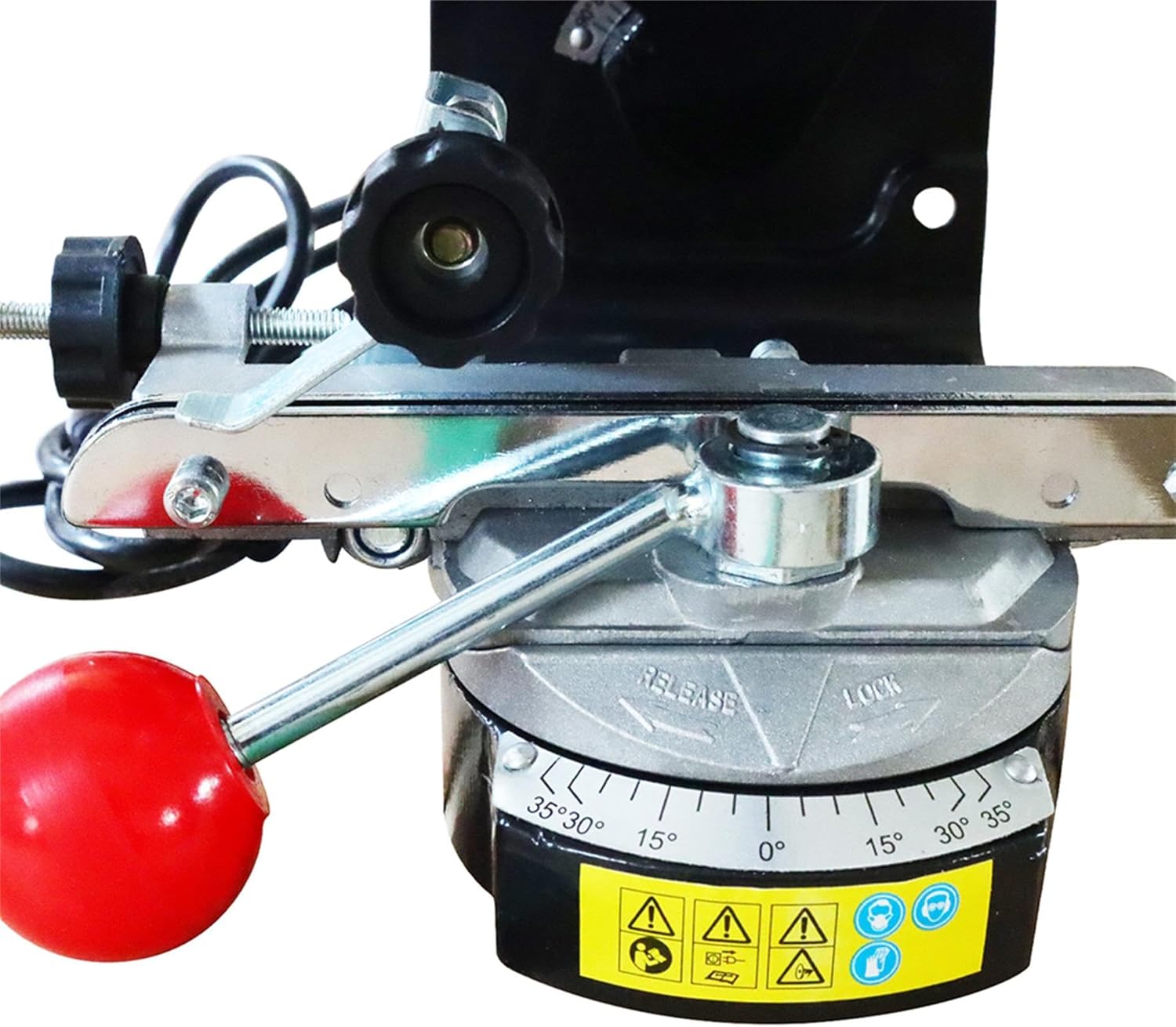 110V Chainsaw Saw Chain Bench Grinder Sharpener, 230W Chainsaw Chain Grinder, 0-35° Angle & Depth Adjustment, 3000 rpm, for Grinding Chainsaw Chains