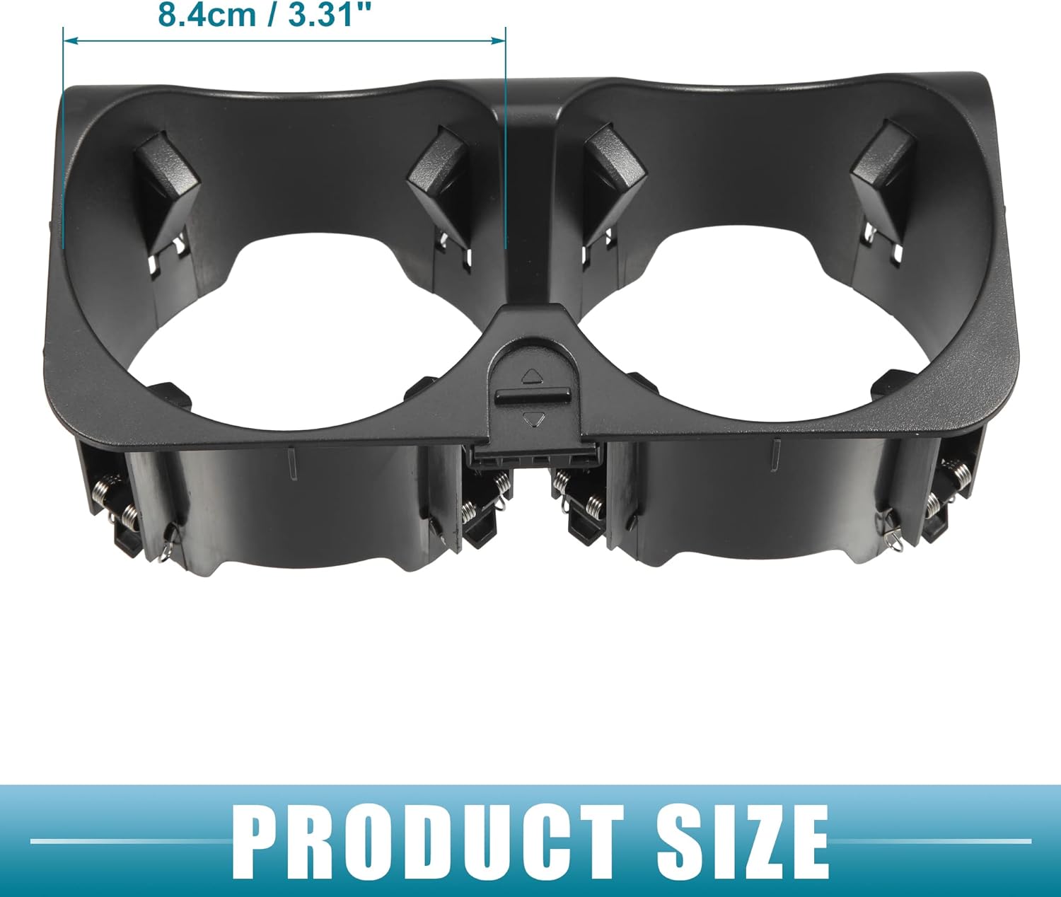 Car Cup Holder Insert A2218130014 Cup Drink Holder for Mercedes-Benz W221 2009-2012 Black