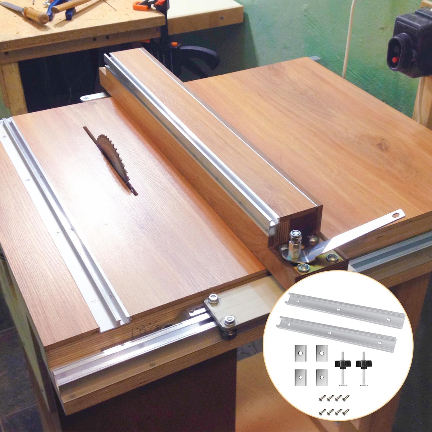2 sztuki aluminiowych prowadnic T-Slot o długości 400 mm zestaw prowadnic skośnych T-Nut prowadnica z suwakami M8 M6 prowadnica służąca do montażu srebrna