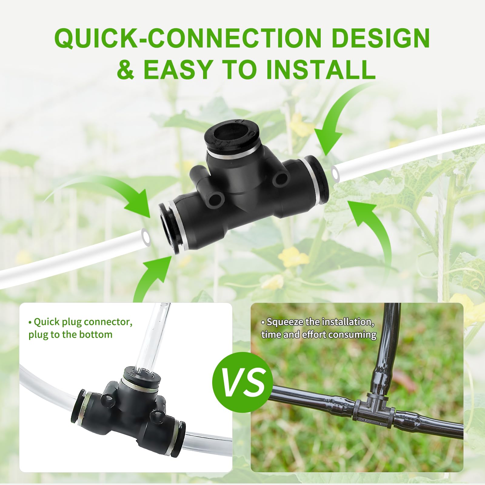 Système d'arrosage pour plantes d'intérieur, 10 dispositifs d'arrosage automatiques, minuterie programmable de l'eau, pompe auto-amorçante, kit de système d'irrigation goutte à goutte