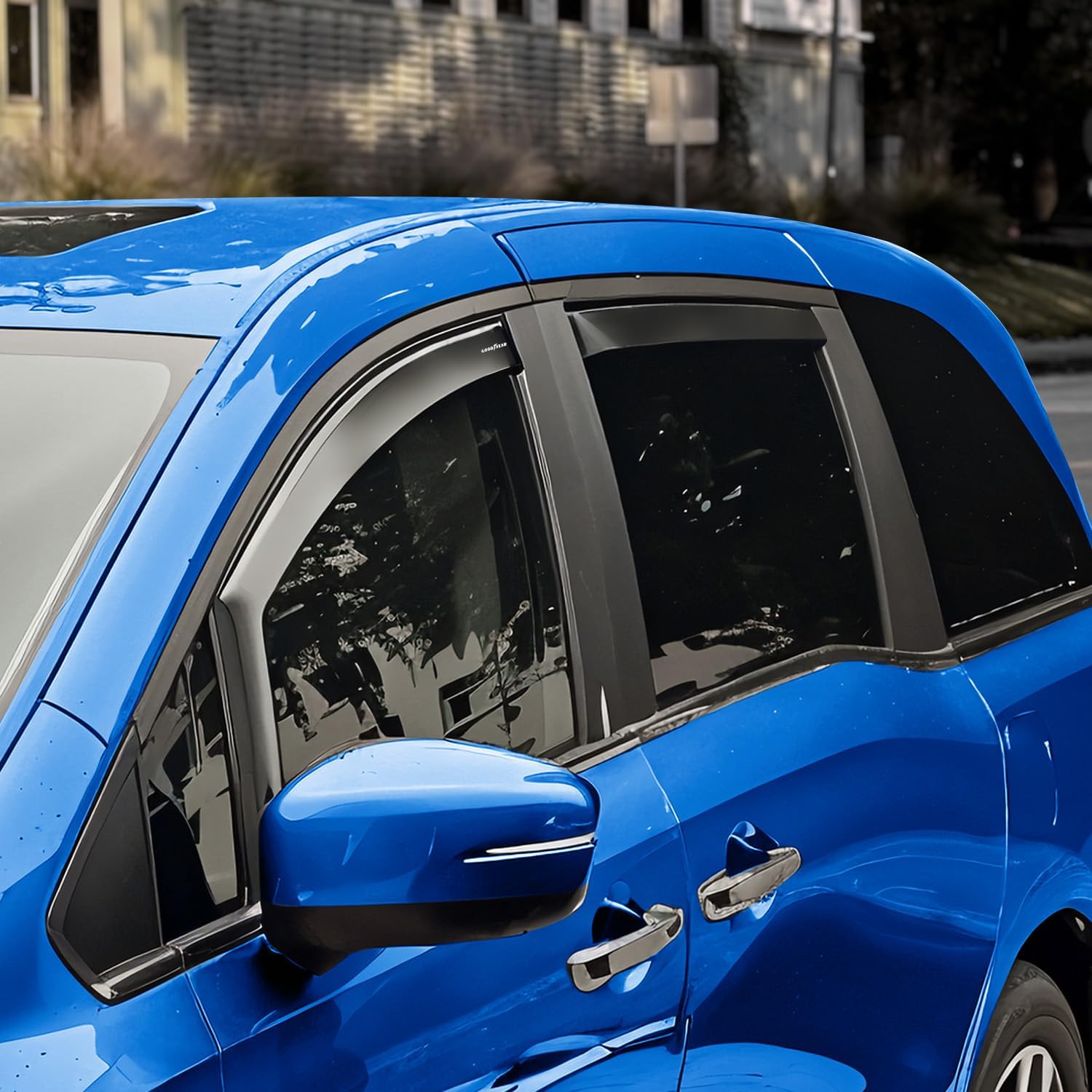 Goodyear Shatterproof in-Channel Window Deflectors for Honda Odyssey 2018-2026, Rain Guards, Window Visors for Cars, Vent Deflector, Car Accessories, 4 pcs - GY007755
