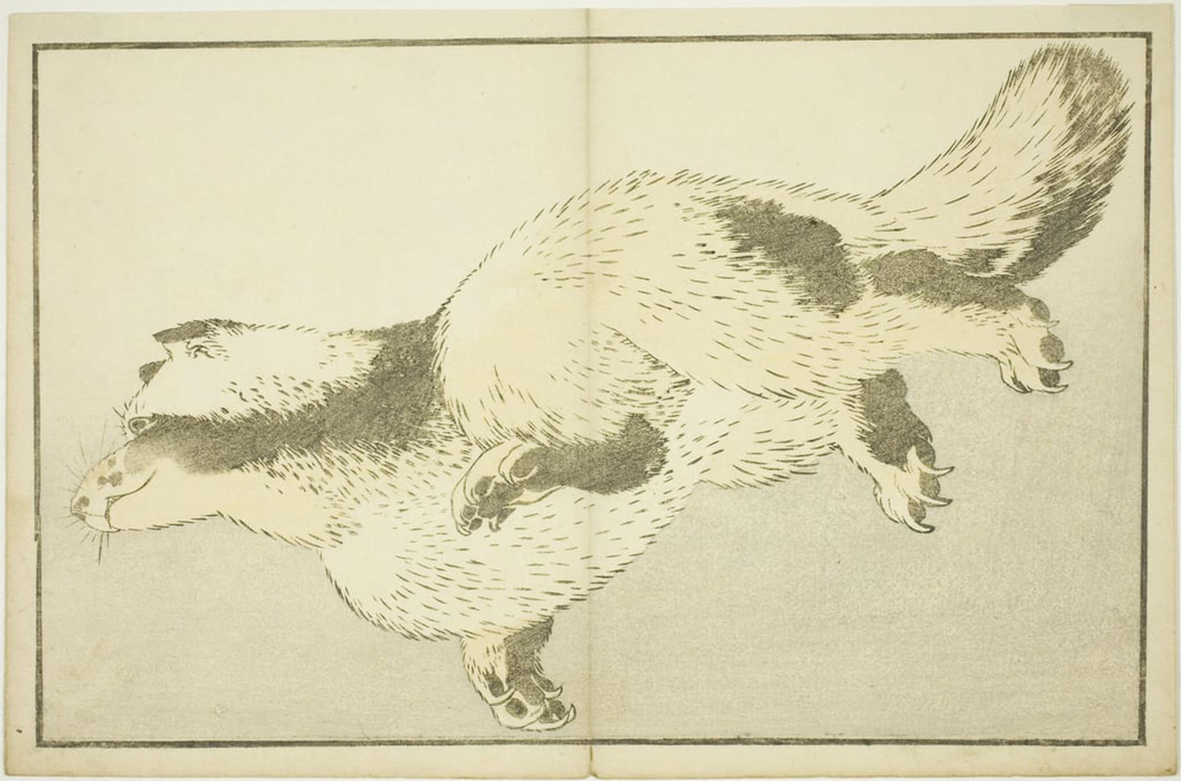 SERENDIPITP Vintage Wall Art Canvas Nordic Poster Canvas Print Picture animal From the Picture Book by Katsushika Hokusai Wall Art Poster for Home Decor 60x90cm