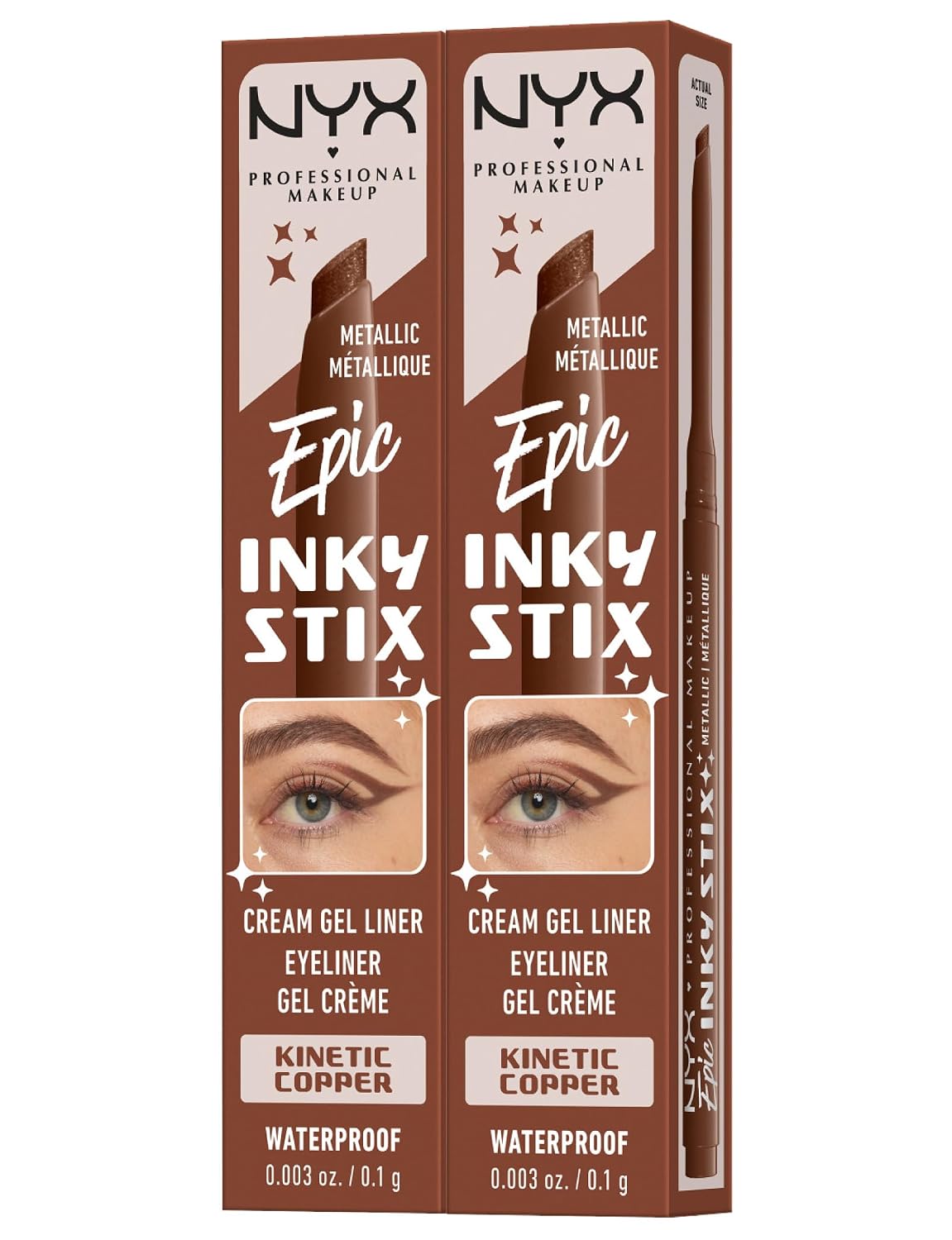 2 x Farbe 03 Kinetic Copper