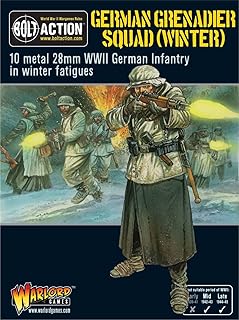 Bolt Action German Grenadiers in Winter Clothing, 28mm Wargaming Miniatures