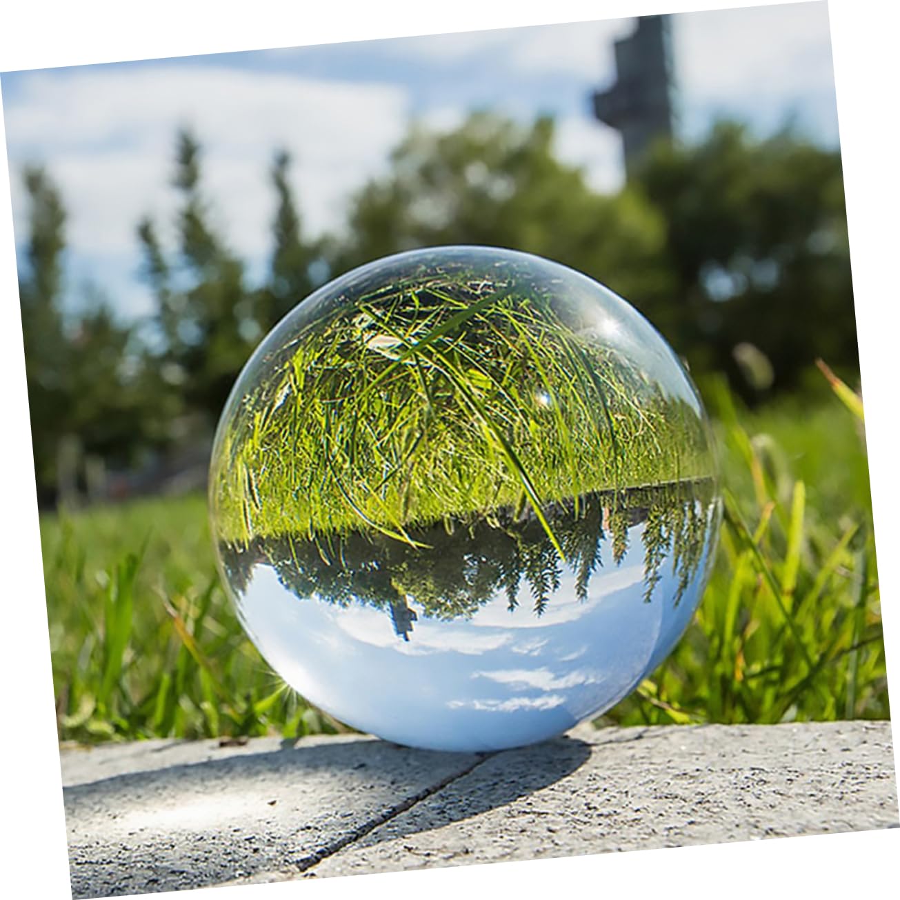 Amazon.co.jp: 透明なガラス玉 クリスタルボールプロップスフィア