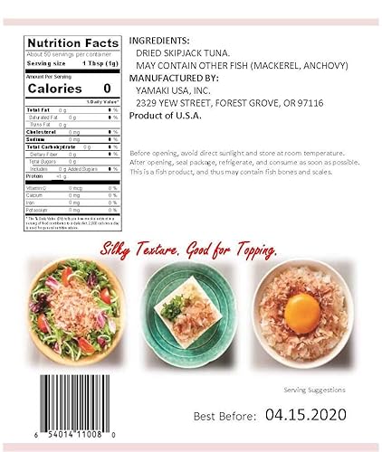 Yamaki Bonito Topping suave y esponjososuave Kezuri 176 oz