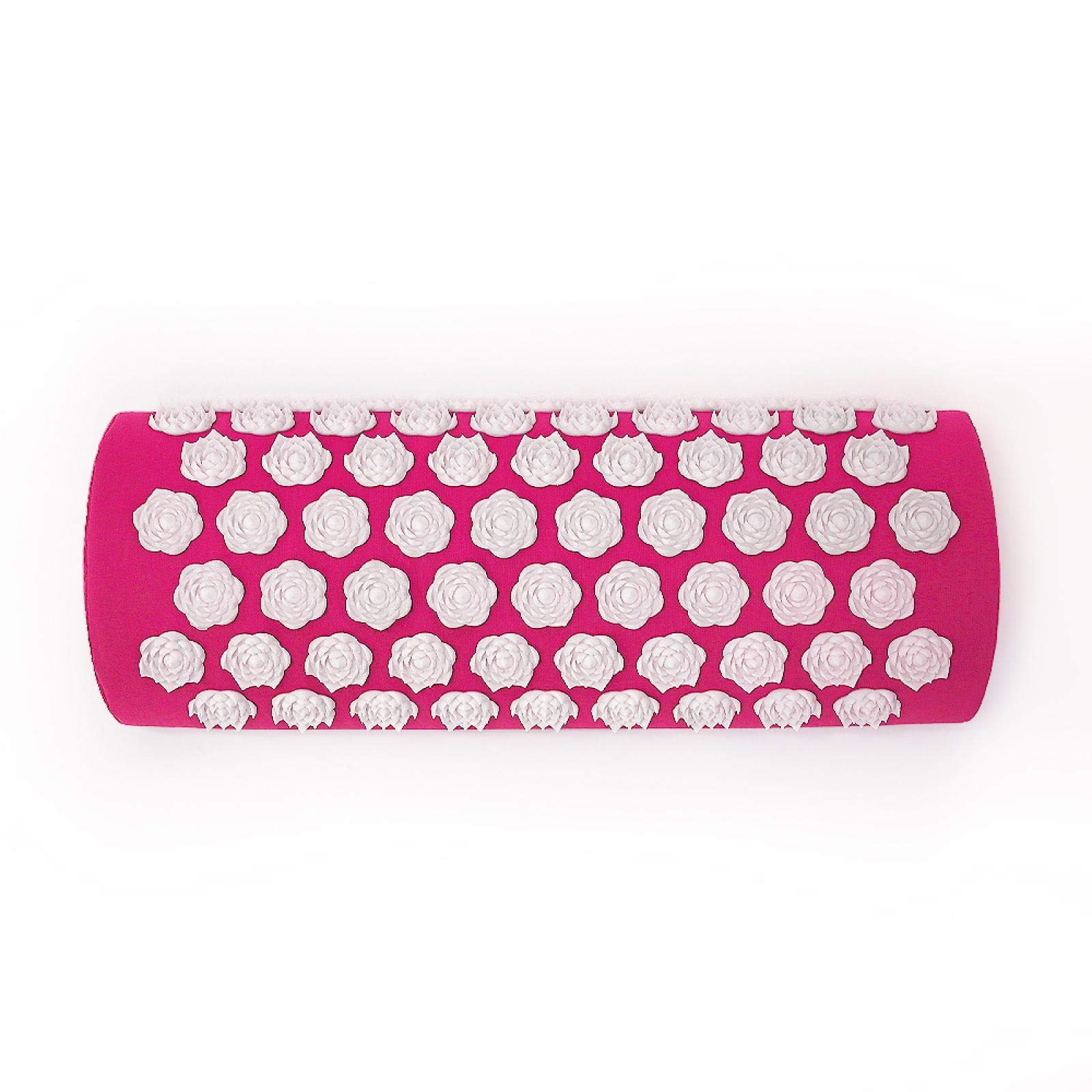 NX Tapis d'acupression, tapis de massage, coussin d'acupuncture pour soulager les douleurs du dos, du cou et de la sciatique, relaxer les muscles en coton rose