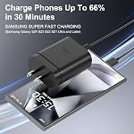 Samsung USB-C Adaptateur de puissance de charge rapide,25W PD Bloc chargeur pour Samsung Galaxy S26 Ultra/S26/S24+/S23 Ultra/ S25/S25+/ S24 Ultra/s24/S22 Ultra(2 Boîte)
