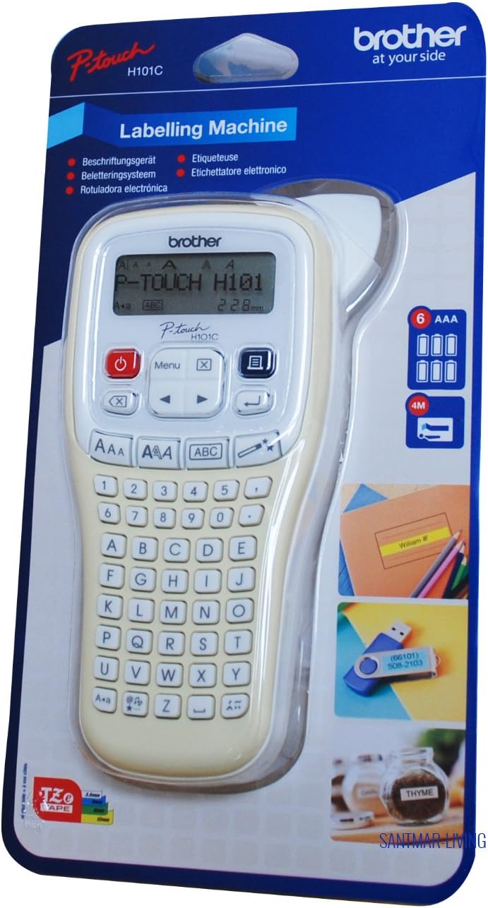Brother P-Touch H101C Handheld Labelling Print Machine System + Tape ...