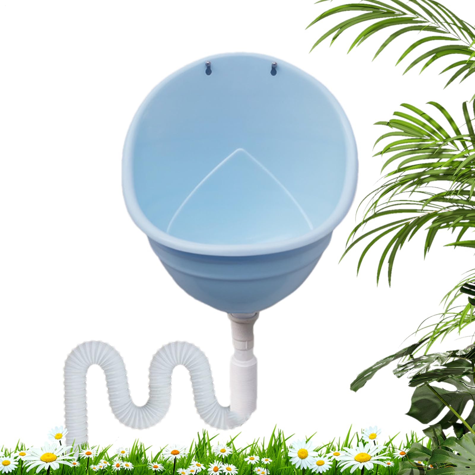 Orinal de exterior con manguera, desvío de orina para montaje en pared, práctico urinario sin agua, urinario de montaje en pared, urinario de camping al aire libre, inodoro sin agua para el exterior