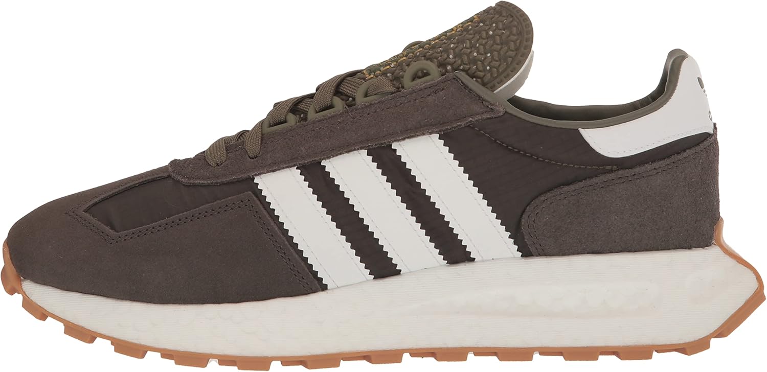 adidas Originals Mens Retropy E5 Olive Strata/White/Shadow Olive 8.5 - Image 8