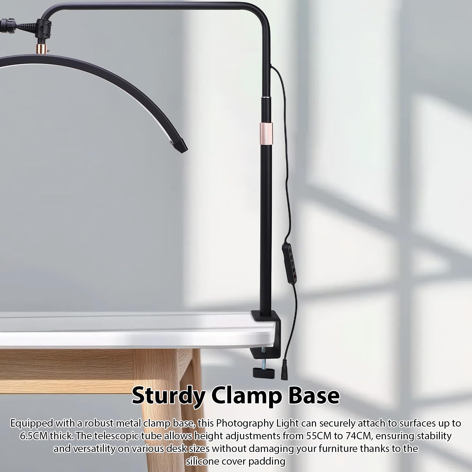Lámpara LED Flexible con Control Remoto para Fotografía de