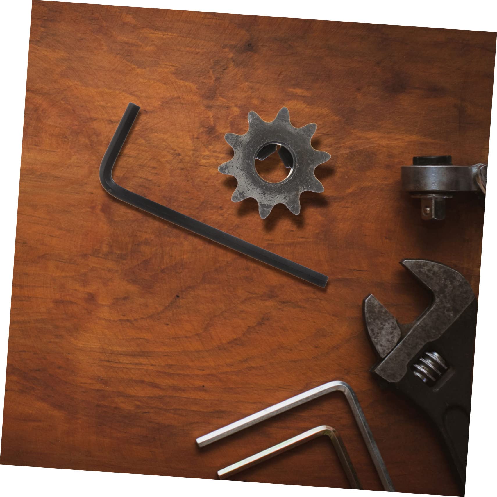 Cabilock 10 Finished Bore Teeth Metal Sprocket Motor Gear Part for Gear Machines Professional Drive Sprocket for Hardware and Molds Craftsmanship and Design