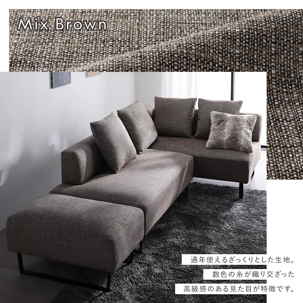 Amazon.co.jp: RASIK ソファー カウチ 3人掛け 3点セット (2人掛け+