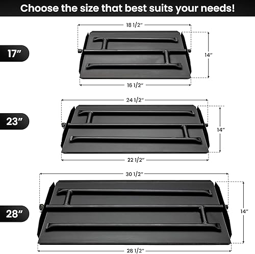 Miniatura 2 de Sartén de gas con triple fila de llama de acero recubierto de polvo de 28 pulgadas LP. Ahora incluye una bolsa adicional de brasas brillantes