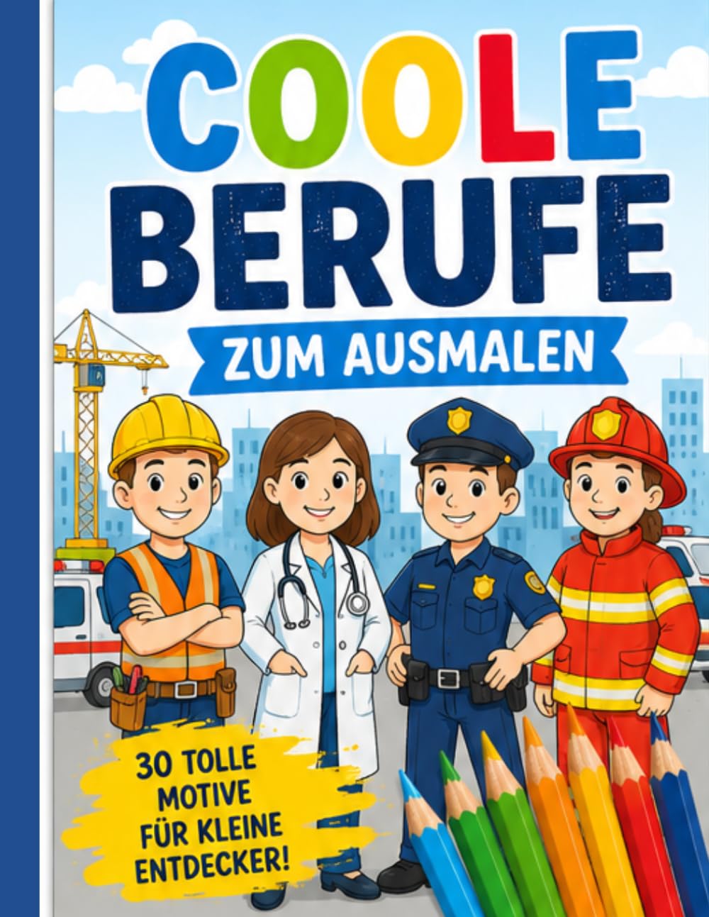 Coole Berufe zum Entdecken und Ausmalen: 30 tolle Motive für kleine Entdecker!
