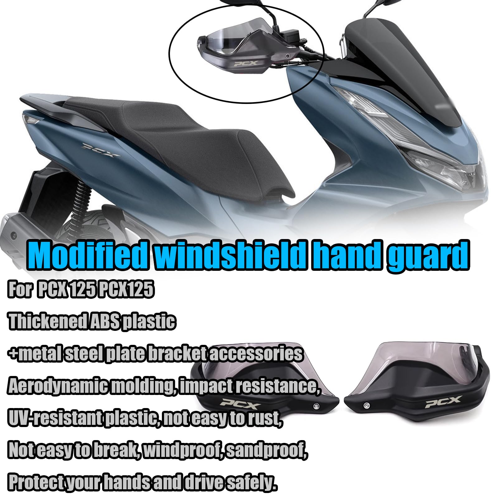 Amazon | MAORANG For PCX 125 PCX125 2025 用 オートバイハンドガード