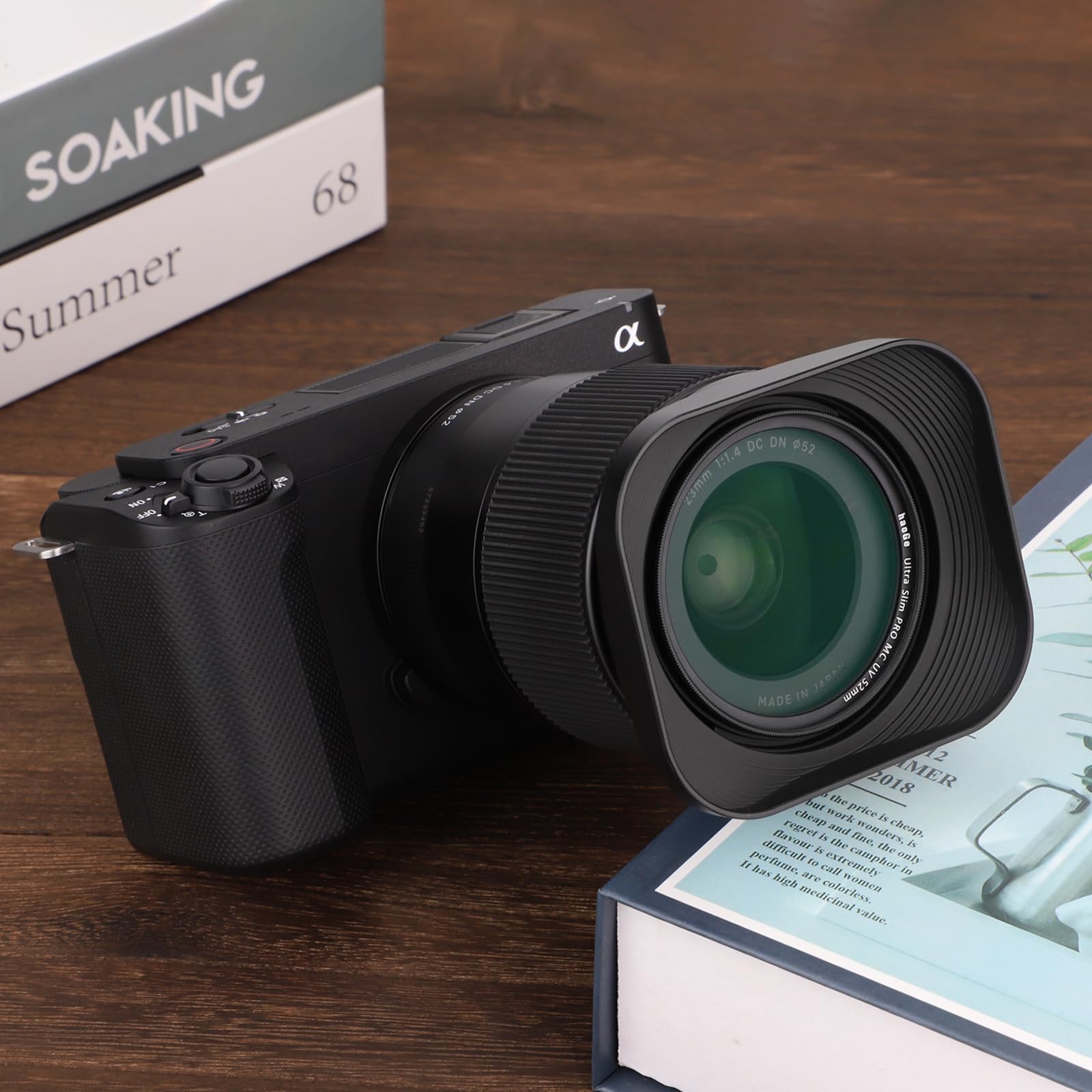 四角レンズフードセット SIGMA 23mm F1.4 DC DN Xマウント Amazon | Haoge バヨネットスクエアメタルレンズフード Sigma 23mm F1