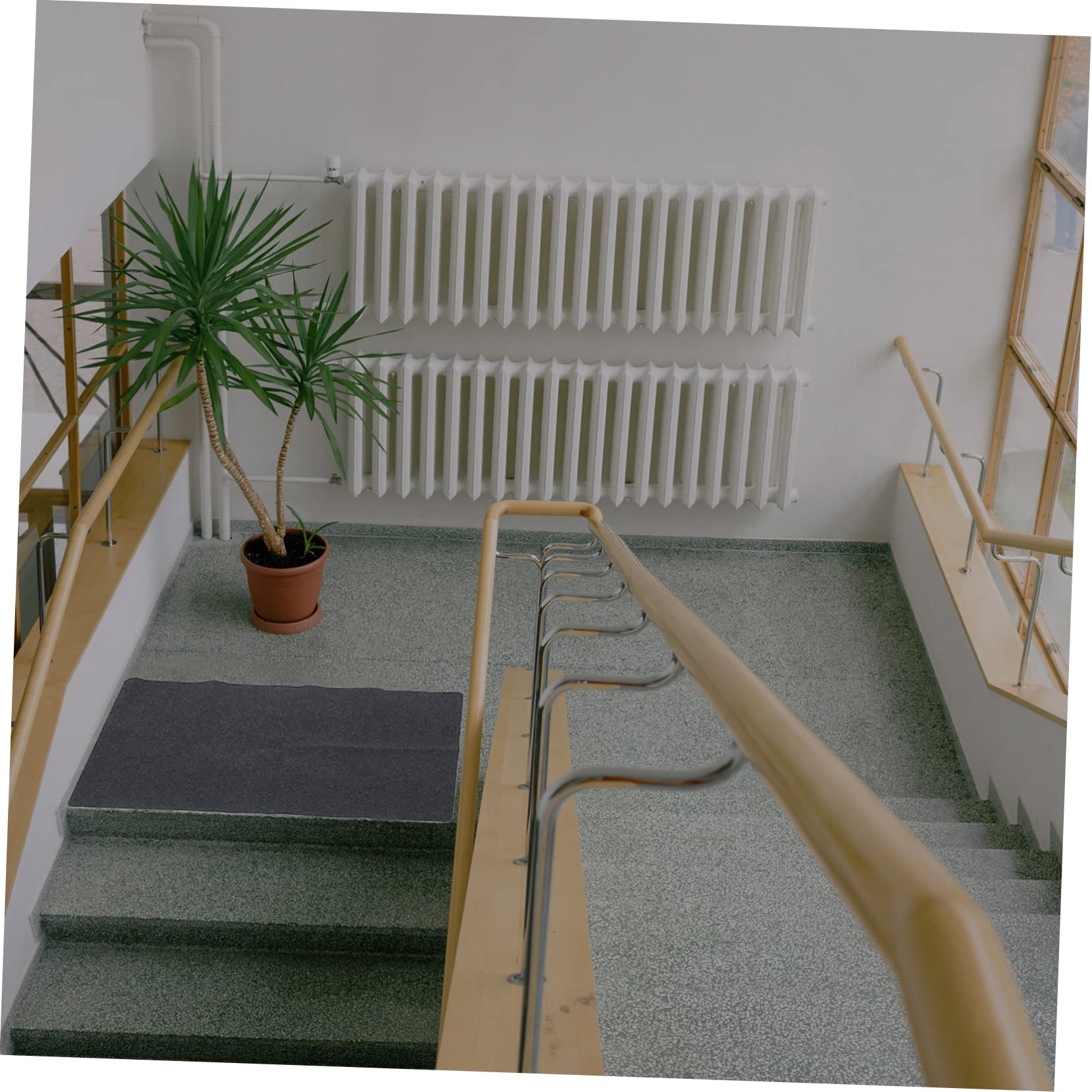 Tapete para Silla de Poliéster Antideslizante para Suelo y Escritorio | Protector para Parquet y Baldosas, 55x35 Pulgadas, Uso Doméstico, Alfombrilla para Oficina