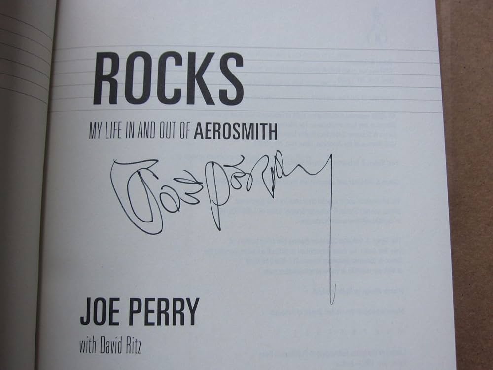 Amazon.com: Joe Perry signed book Rocks My Life in and out of