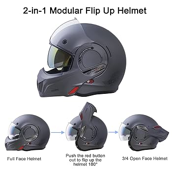 Amazon.com: BEON Full Face Motorcycle Helmet DOT Approved