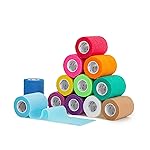 Mr. Pen- Self-Adhesive Bandage Wrap, 12 Pack, 3 x 5 Yards, Elastic Bandage Wrap