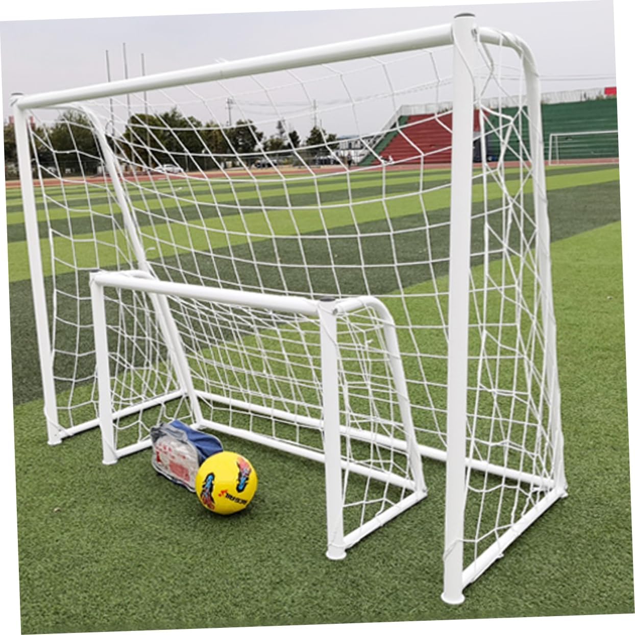 3m Person Sturdy Soccer Net Football Goal Replacement Net for Outdoor Sports Training for Boys and Girls Backyard Practice