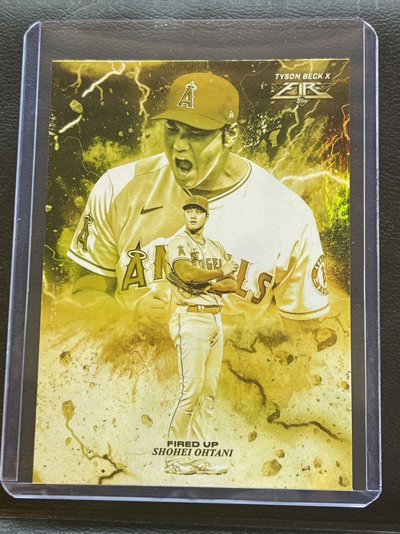 Amazon.co.jp: MLB 2022 TOPPS FIRE Angels 大谷翔平ゴールドカード 