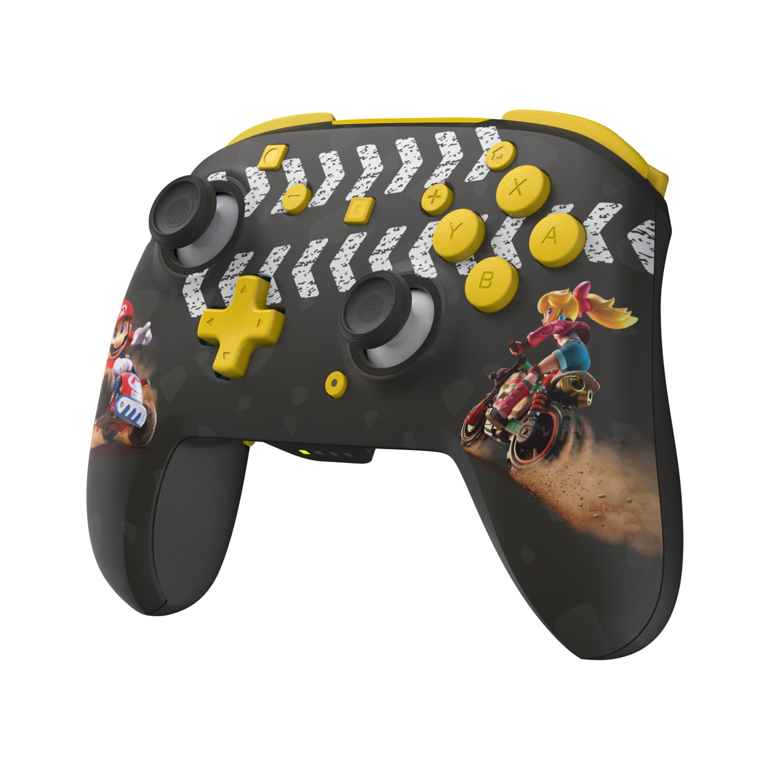 Turtle Beach Rematch Wireless Controller: Mario Kart World – Offiziell lizenziert für Nintendo Switch 1 und 2, TMR-Thumbsticks, anpassbares RGB, wiederaufladbarer Akku