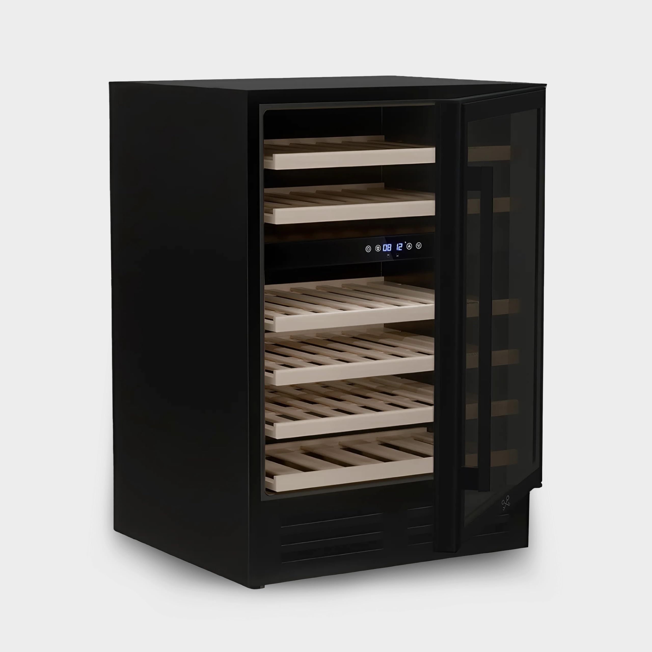 LES PETITS CHAMPS Cantinetta Vino Dual Zone CAVCEDB46 Nero - 46 Bottiglie