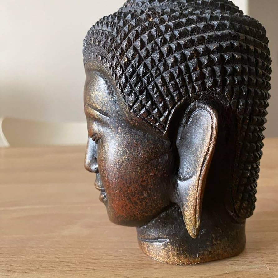 【カンボジア産】仏像【アンティーク・希少】 Amazon.co.jp: 仏像 置き物 インテリア 木彫り カンボジア お