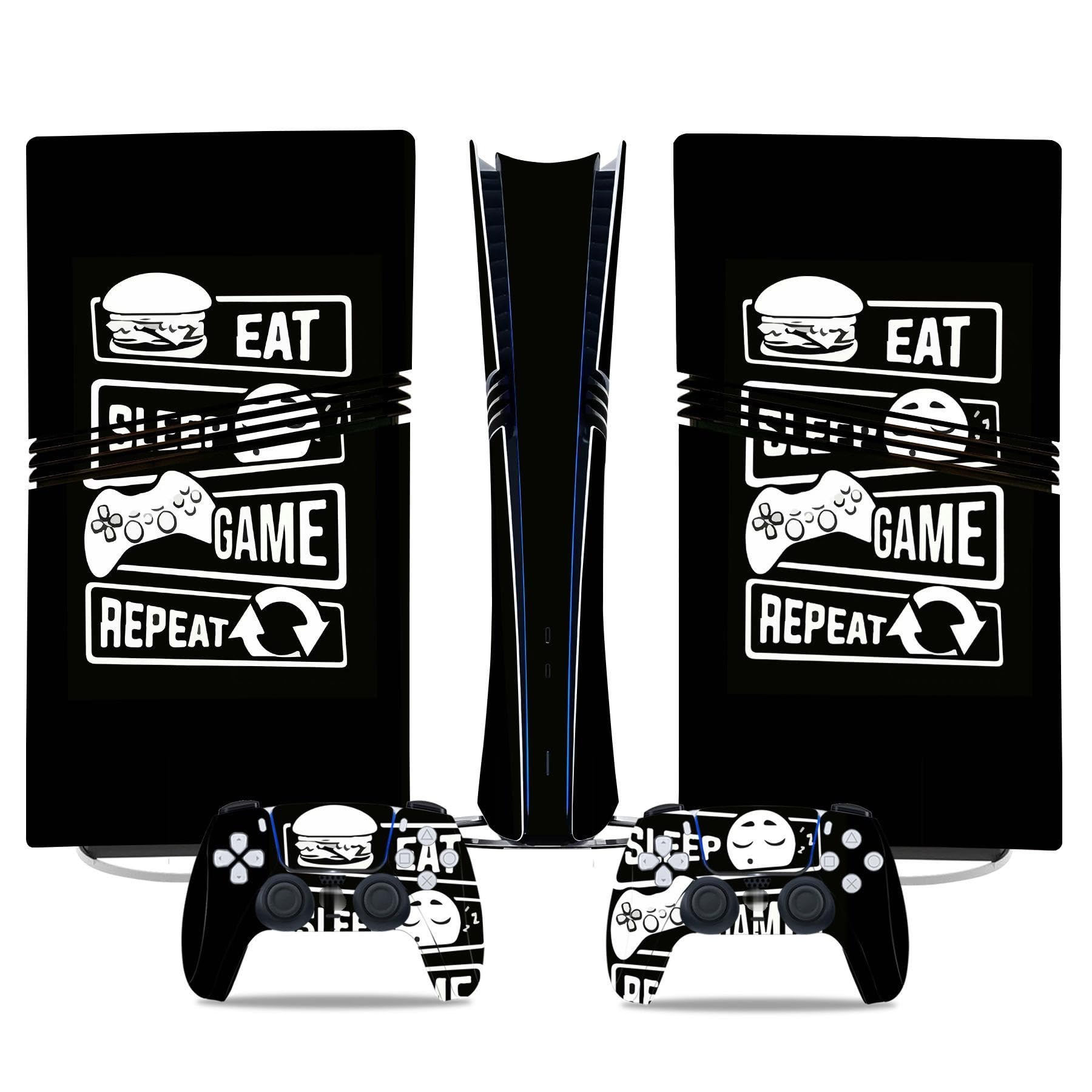Sin Espuma para PS5 Pro Skin Disc Edition & para PS5 Pro Skin Digital Edition Consola Mando Cubierta Vinilo Fundas Compatible Resistente Arañazos 67304 Sin Burbujas(Digital Edition)