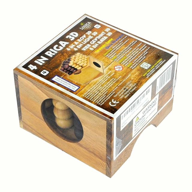 Foto 6 de 7 de Logica Juegos Art. Conecta Cuatro 3D - Juego de Mesa 3D de Madera Fina - Juego de Estrategia para 2 Jugadores