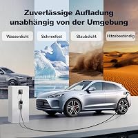 VDLPOWEREU Type 2 Elektromos Autó Töltőkábel, 7.36KW, 32A, 5m, Háromfázisú CEE Csatlakozóval, Időzíthető Töltés, Állítható Áramerősség 6