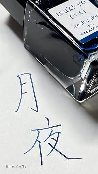 Pilot Iroshizuku Fountain Pen Ink - 50 ml Bottle - Tsuki-Yo, Moonlight, Teal (japan import)
