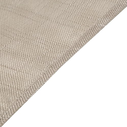 Miniatura 6 de BalsaCircle - Mantel rectangular de arpillera sintética de poliéster de alta calidad, 90 x 156 pulgadas, color gris pardo, decoración de boda,