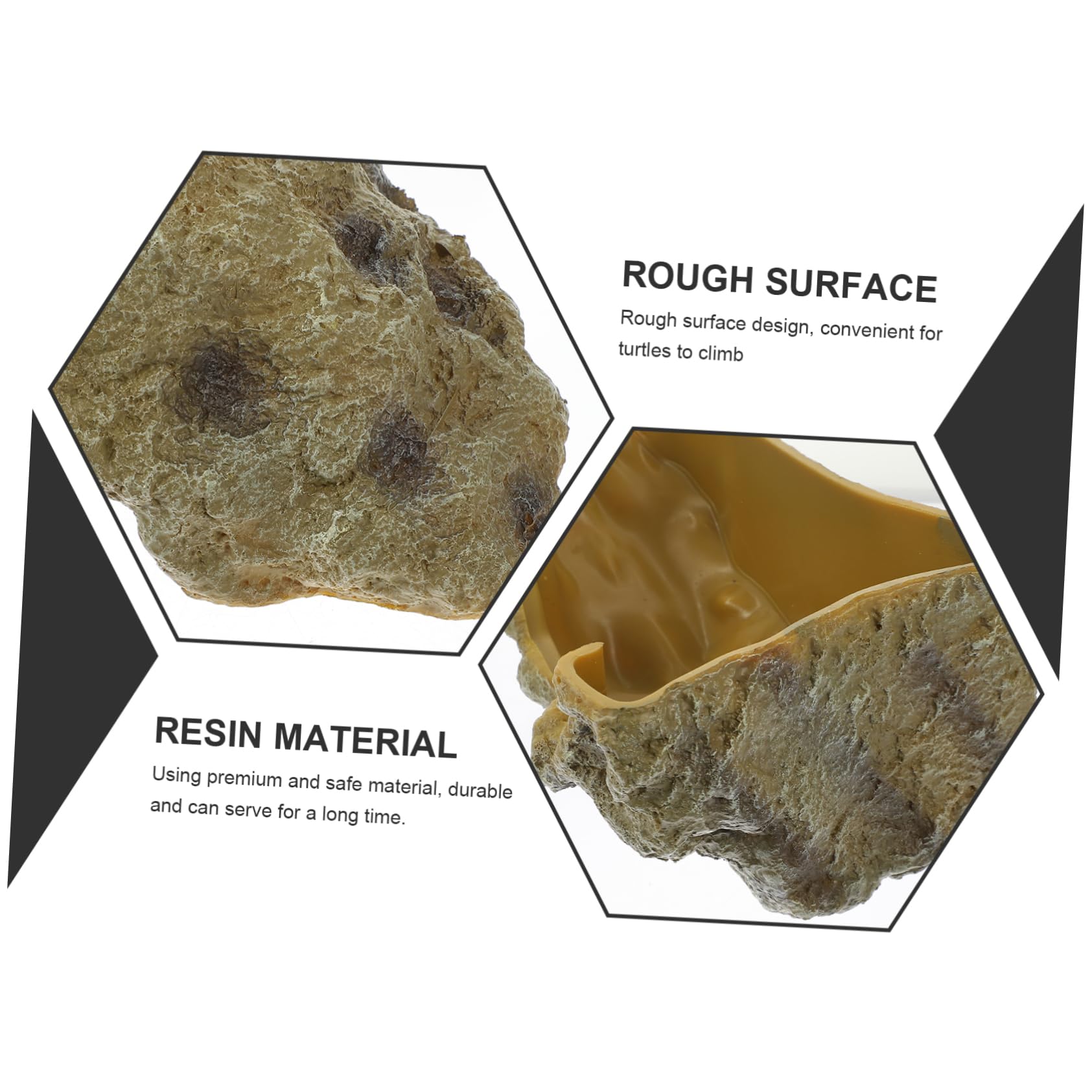 POPETPOP Terrario Decorativo para Reptiles Refugio para Tortugas Cueva para Lagartos y Escondite para Animales Accesorio De Hábitat Natural para Decorar Acuarios y Terrarios