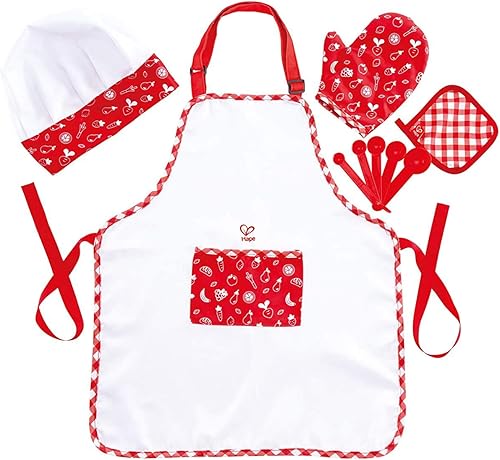 Hape Chef Pack | Juego de disfraz de chef con accesorios de cocina para niños