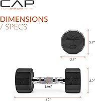 Vista 222 de CAP Barbell - Mancuerna recubierta Varias opciones de pares y conjuntos