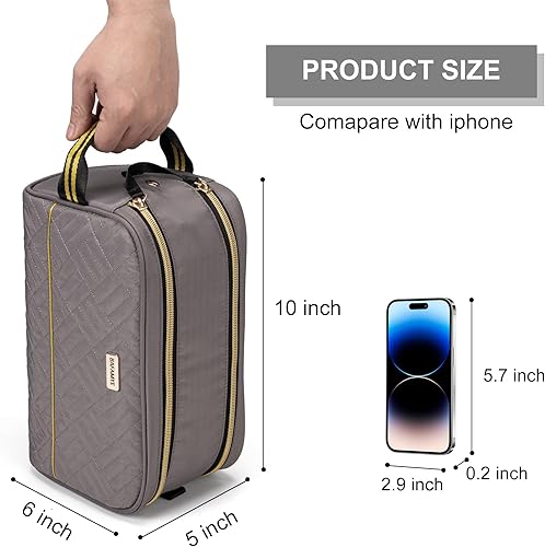 Miniatura 4 de BAFAMYE Neceser de viaje para hombre,, Negro -, Viajes