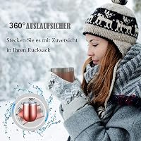 FloweryOcean Rozsdamentes Acél Boros Pohár Szett - 2db 12oz Hőszigetelt Pohár Fedéllel, 5 Óra Meleg/10 Óra Hideg Italtartás, BPA-mentes, Kem 4