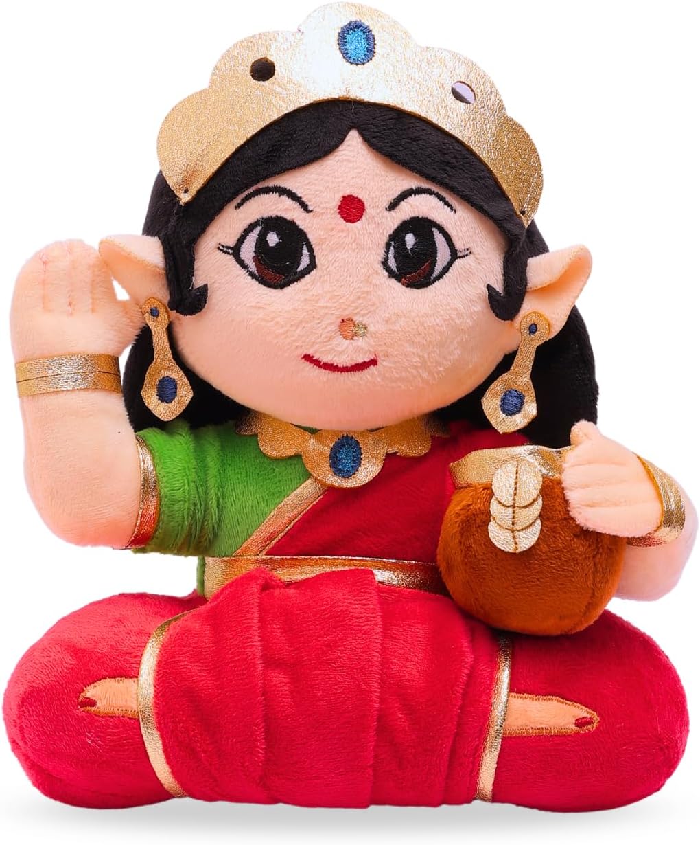 Panda's Box Mantra Chanting Musical Devi Lakshmi Plush Toy | Best Gift for Kids